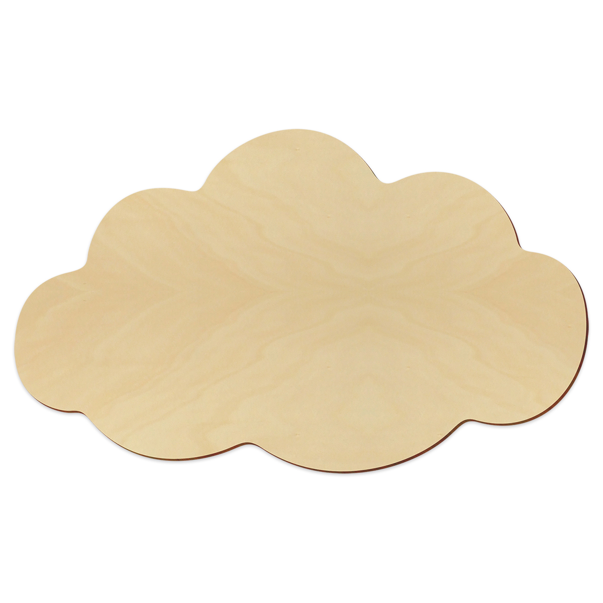 Holzschild Wolke 4mm ca. 35cm natur