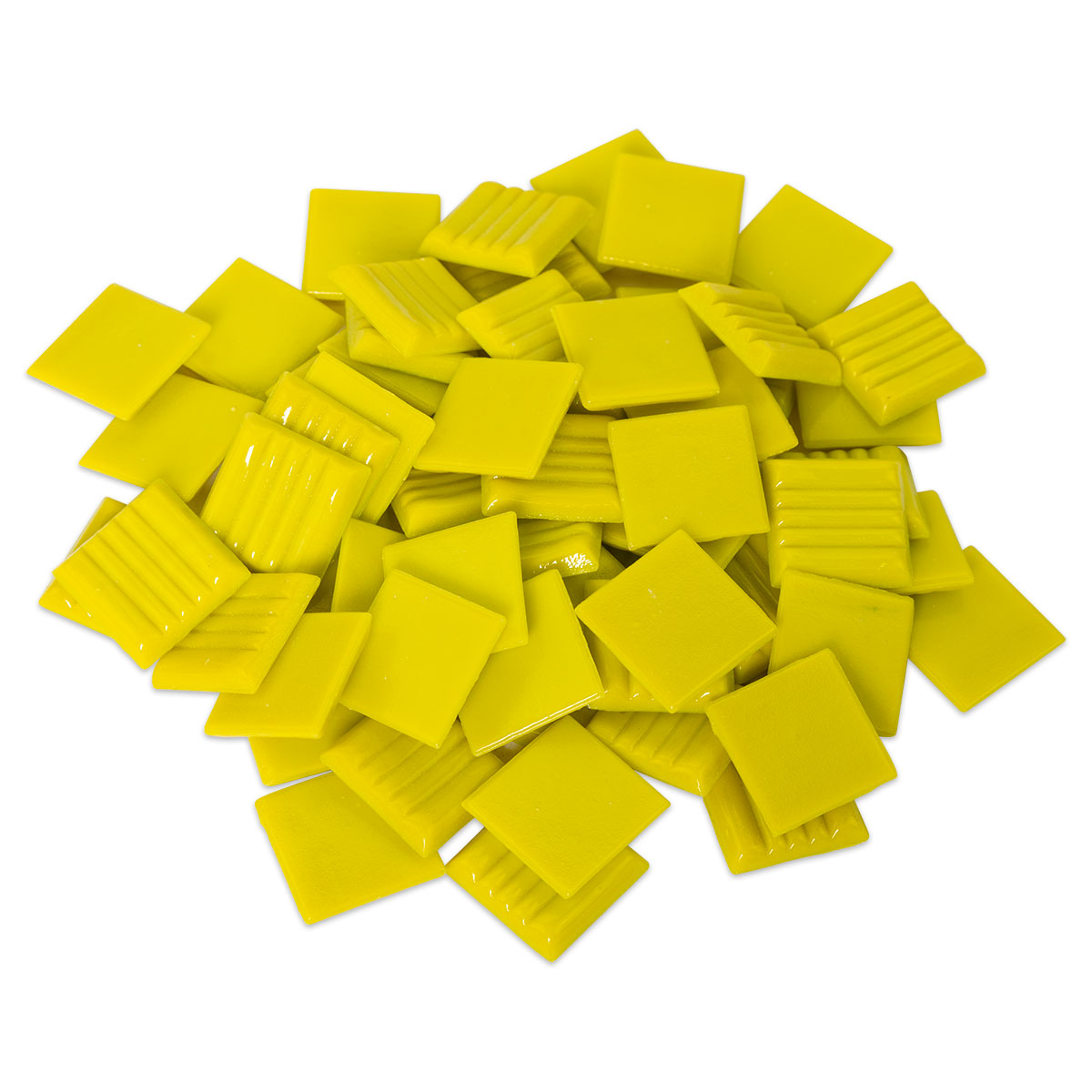 Glasmosaik Joy 20x20x4mm 1kg sonnengelb