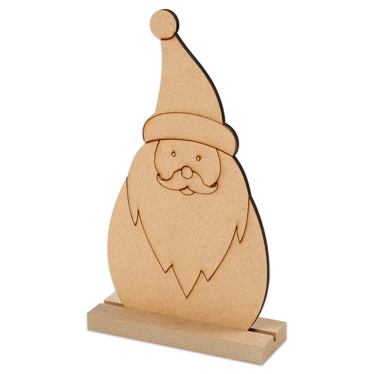 Stehfigur Nikolaus MDF 3mm ca. 9x15cm