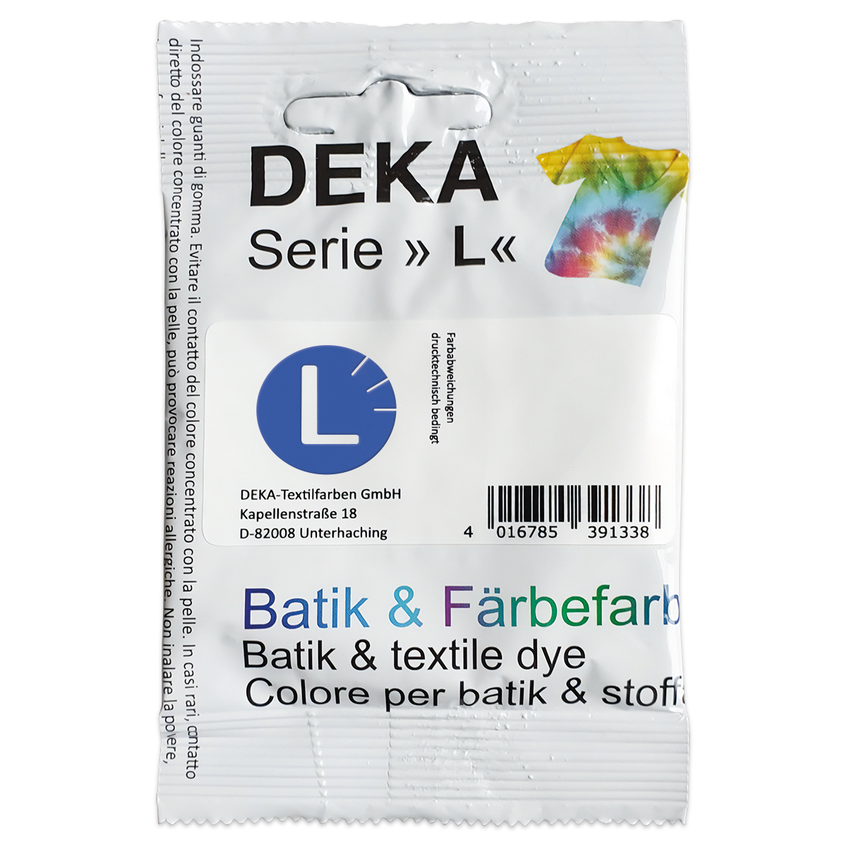 Deka-Serie L Textilfarbe 10g brillantblau