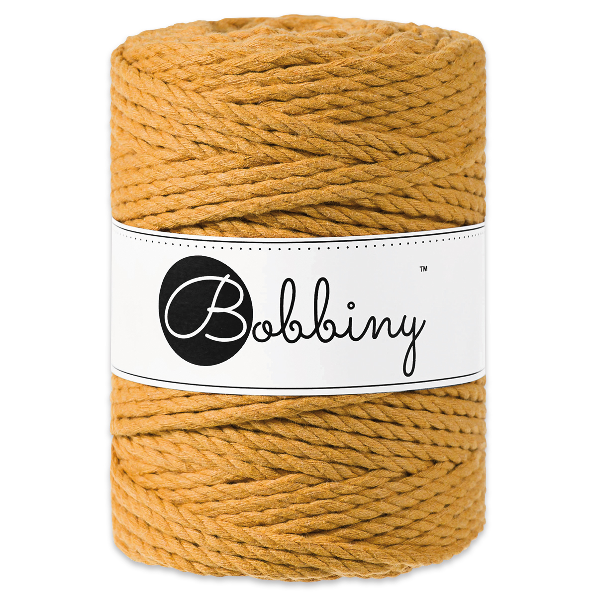 Bobbiny 3PLY Makramee-Kordel Ø 5mm mustard