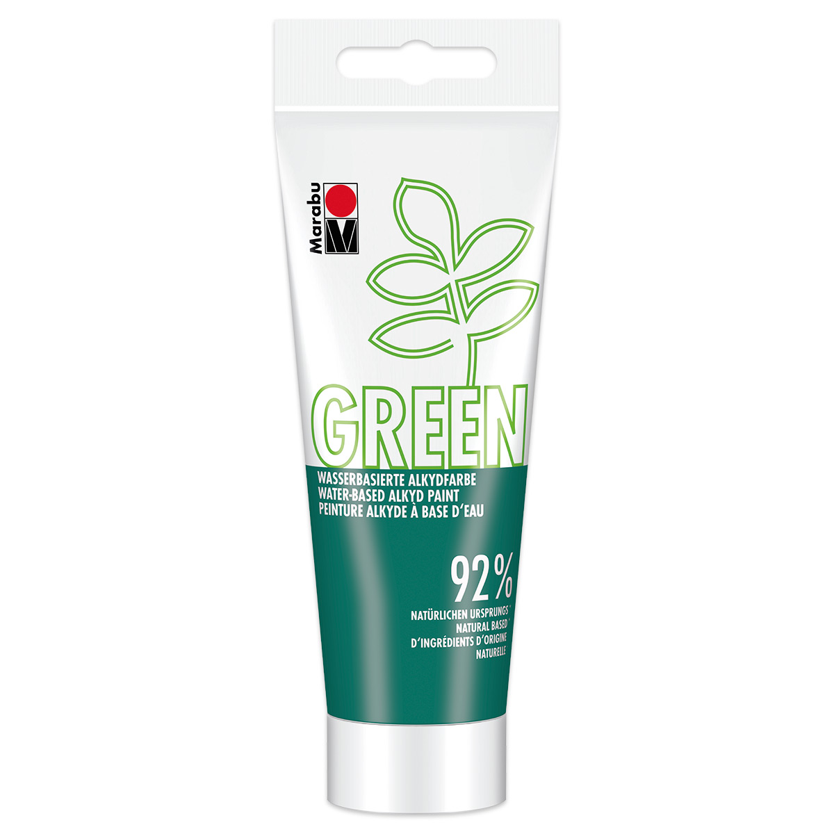 Green Wasserbasierte Alkydfarbe 100ml dunkelgrün