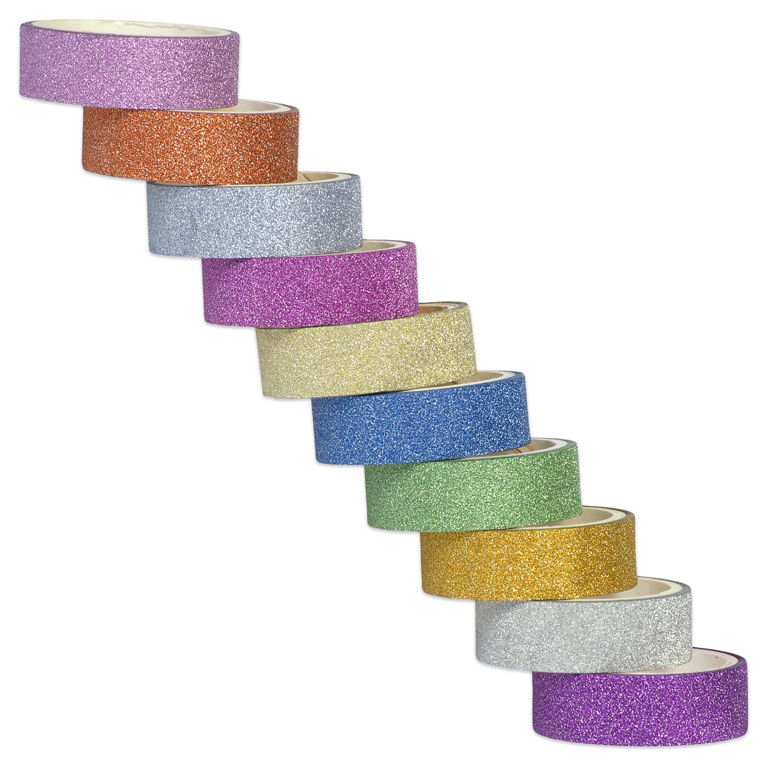Washi Tape Glitzer Papier-Klebeband bunt