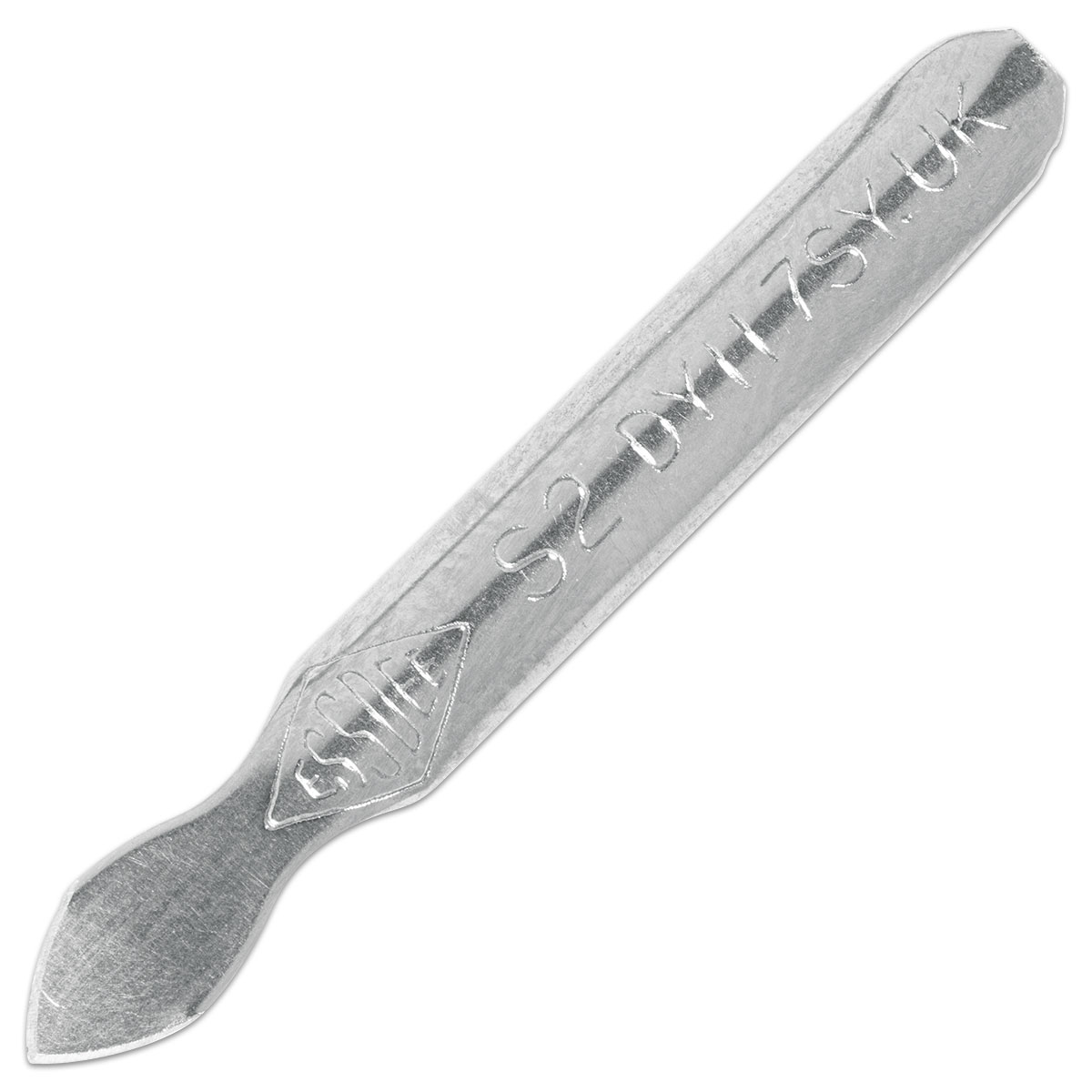 Schabefeder Kratzfeder ca. 4x4mm 10 St. herzförmig