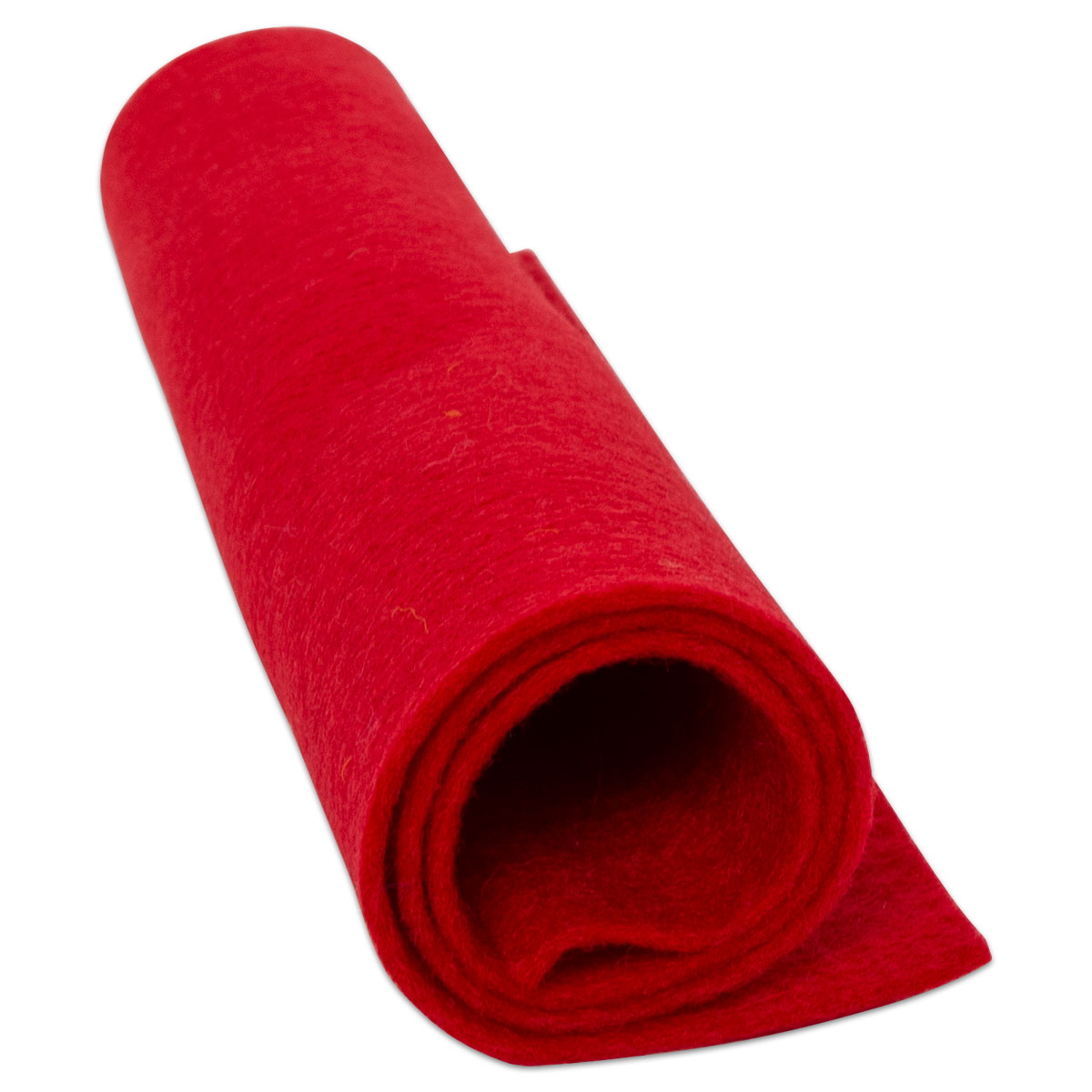 Wollfilz ca. 1-1,2mm 20x30cm rot