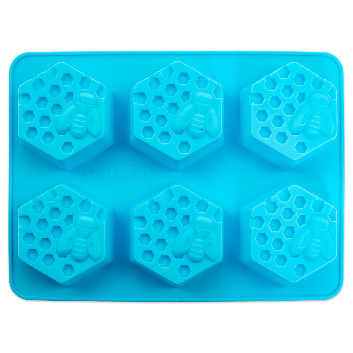 Silikonform Bienenwabe ca. 26x16x3cm