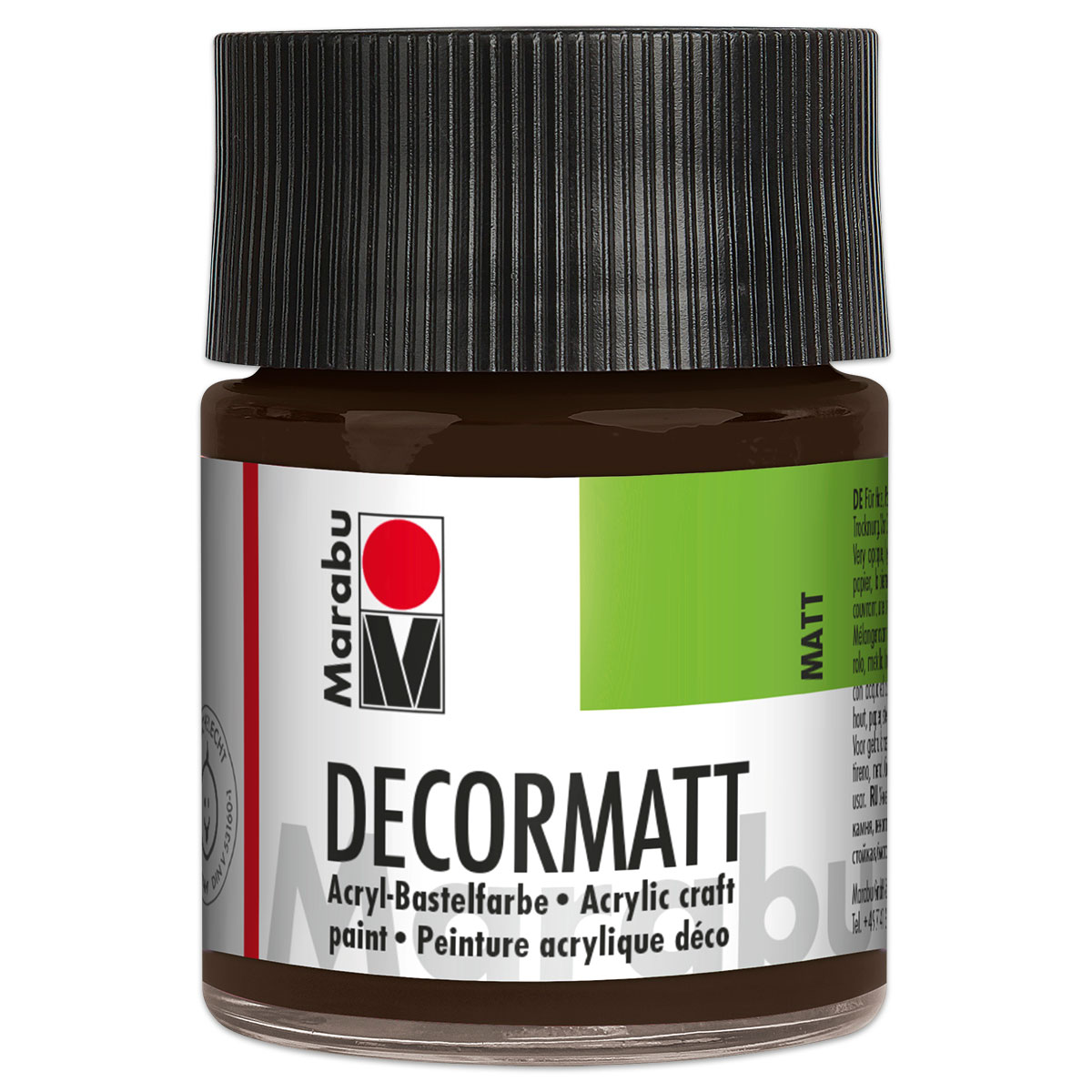 Decorlack Acryl matt 50ml dunkelbraun