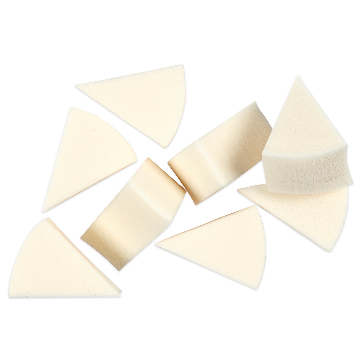 Malschwämmchen Schaumstoff ca. 2,5x4cm dreieckig 8 St.