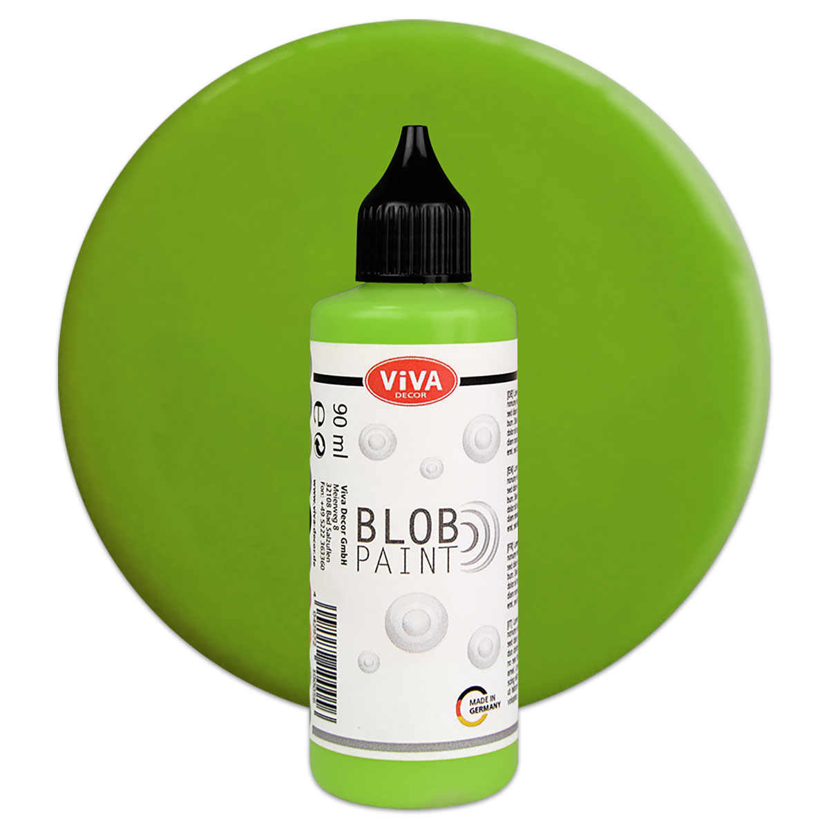 Viva Blob Paint Acrylfarbe 90ml hellgrün