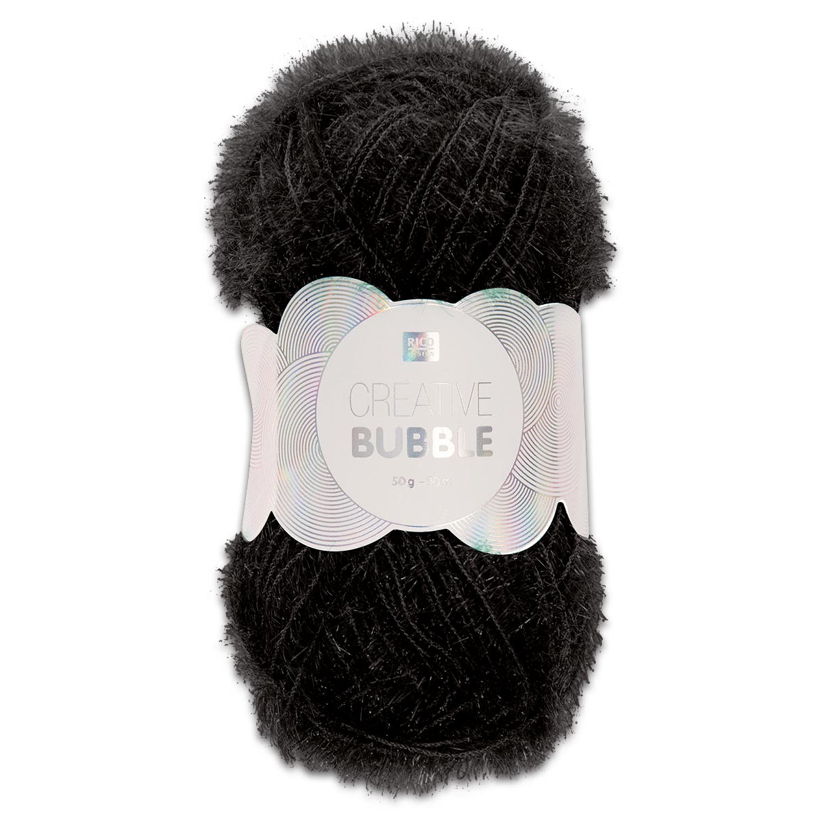 Creative Bubble Wolle 50g ca. 90m schwarz