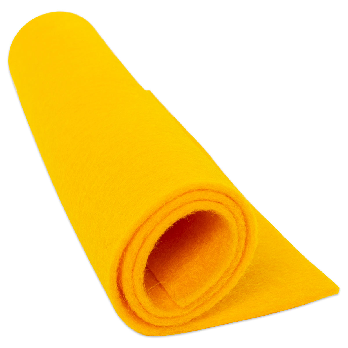 Wollfilz ca. 1-1,2mm 20x30cm sonnengelb