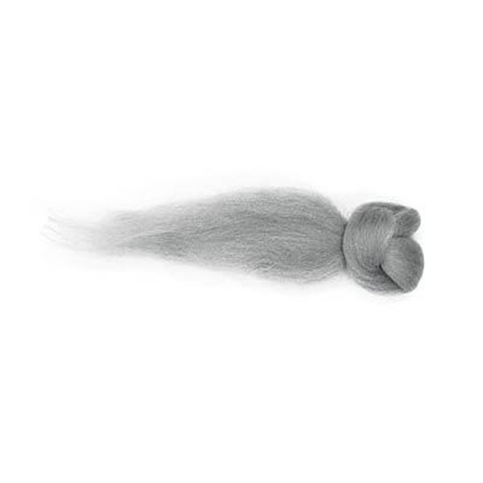Kammzugwolle Merino 50g grau