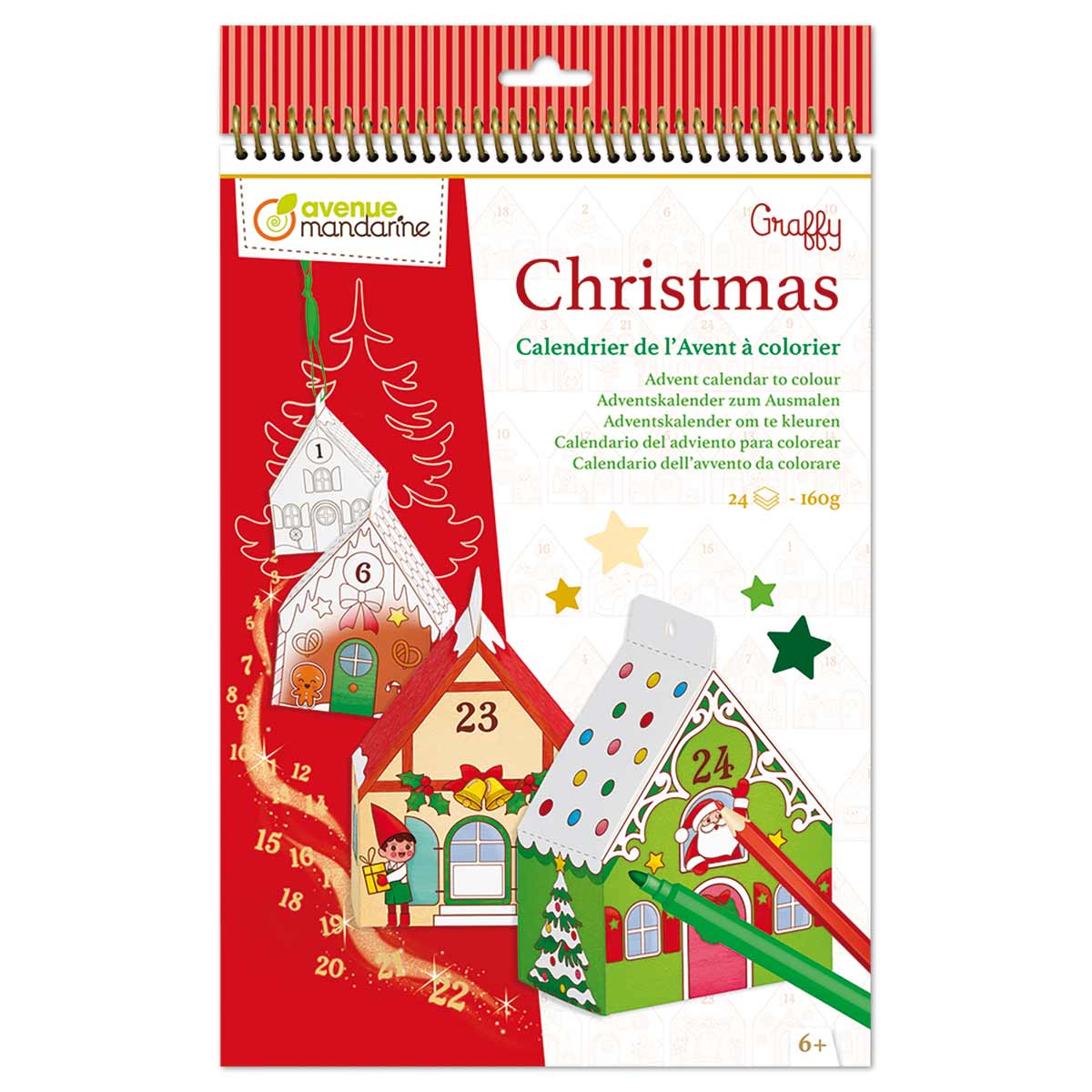 Kreativ-Set Adventskalender Häuschen