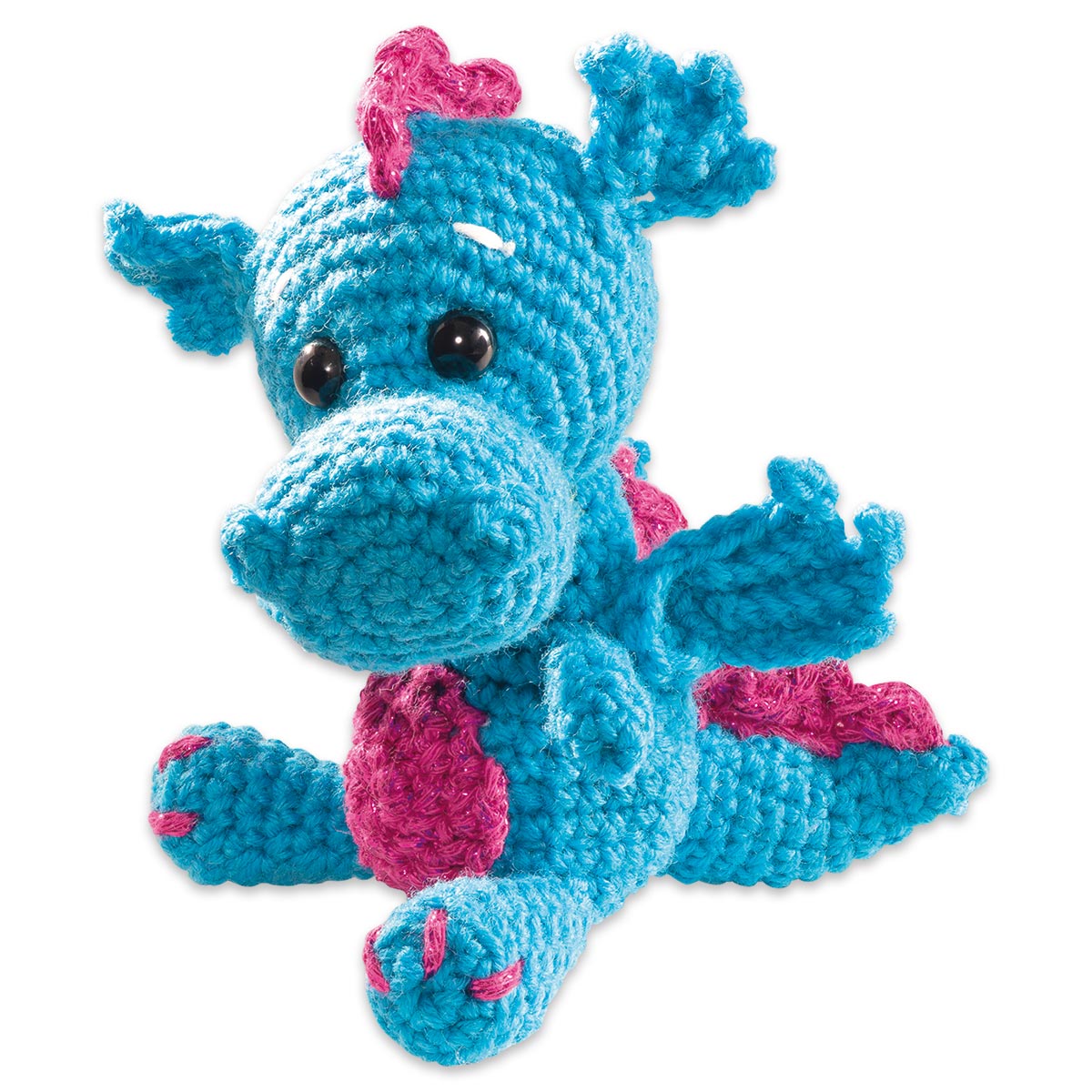 Häkel-Set Drache 11-13cm 5-teilig