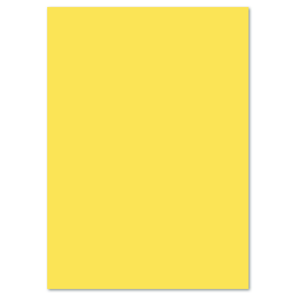 Tonkarton 220g/m² 50x70cm 25 Bl. zitronengelb