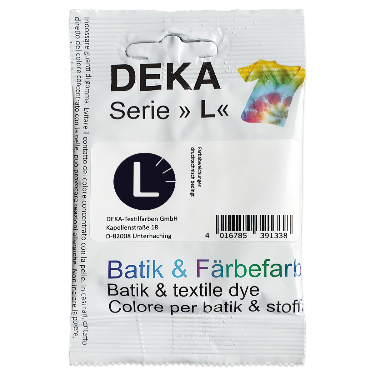 Deka-Serie L Textilfarbe 10g tiefschwarz