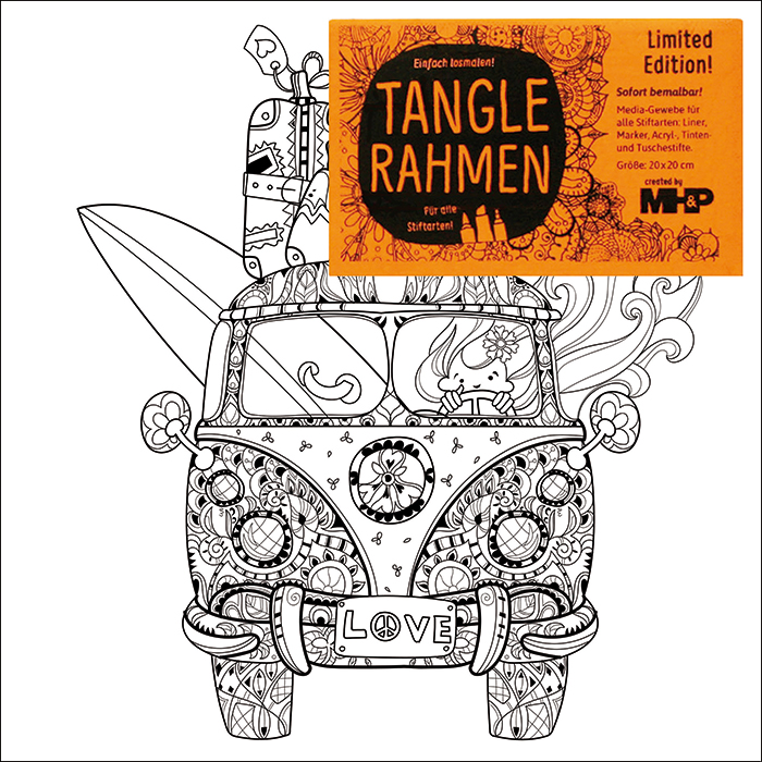 57702049ZfWiTzaCR8jsq Tangle-Keilrahmen 20x20x2cm Strandbus