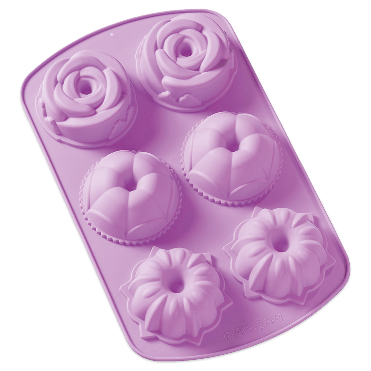 Silikonform Mini-Kuchen