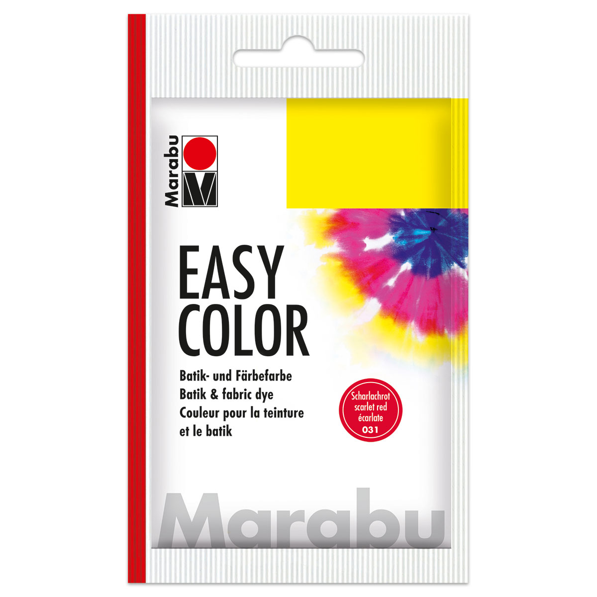 Marabu EasyColor Batik-/Textilfarbe 25g scharlachrot