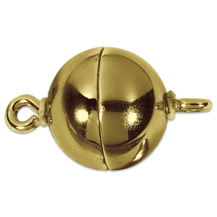 Power-Magnetverschluss rund Ø 12mm goldfarben