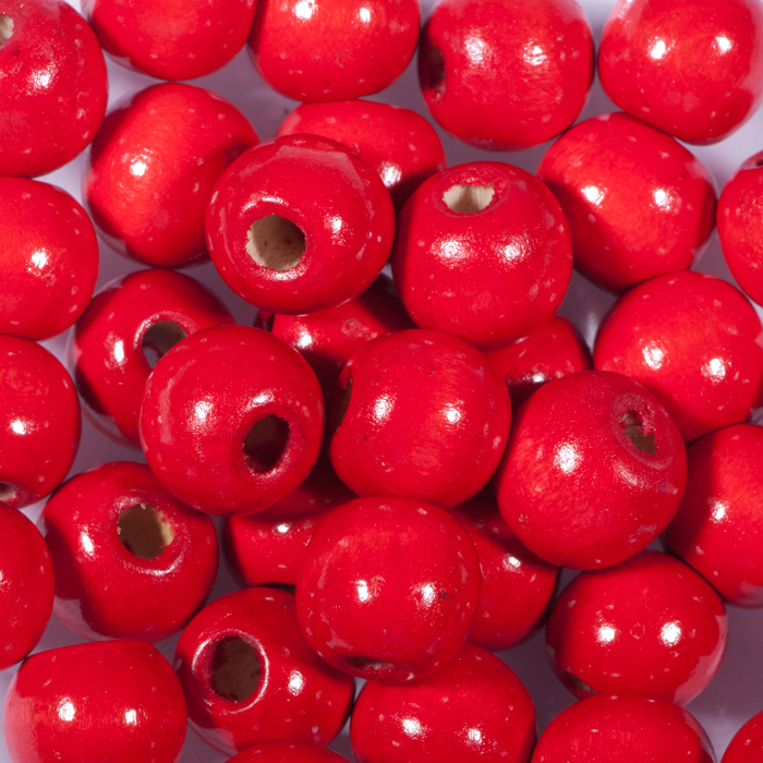 50240101UzkIofug6YK3O Holzperlen 6mm 120 St. rot