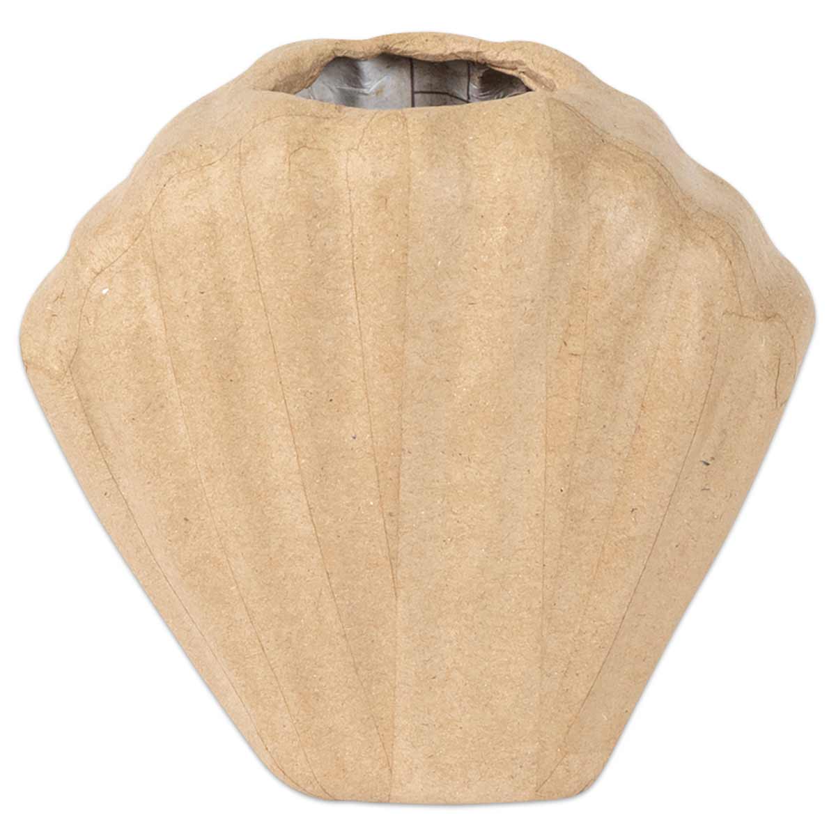Muschelblumenvase wasserfest 8,5x17x15cm