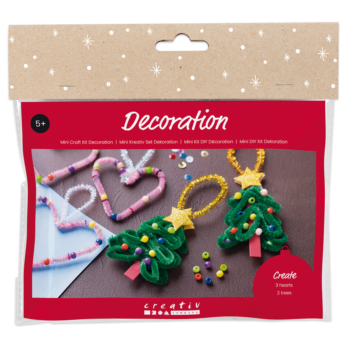Mini-Kreativ Set Dekoration Weihnachtsbäume