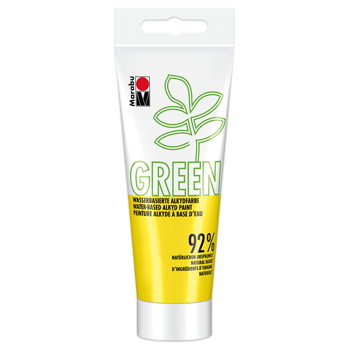 Green Wasserbasierte Alkydfarbe 100ml sonnengelb