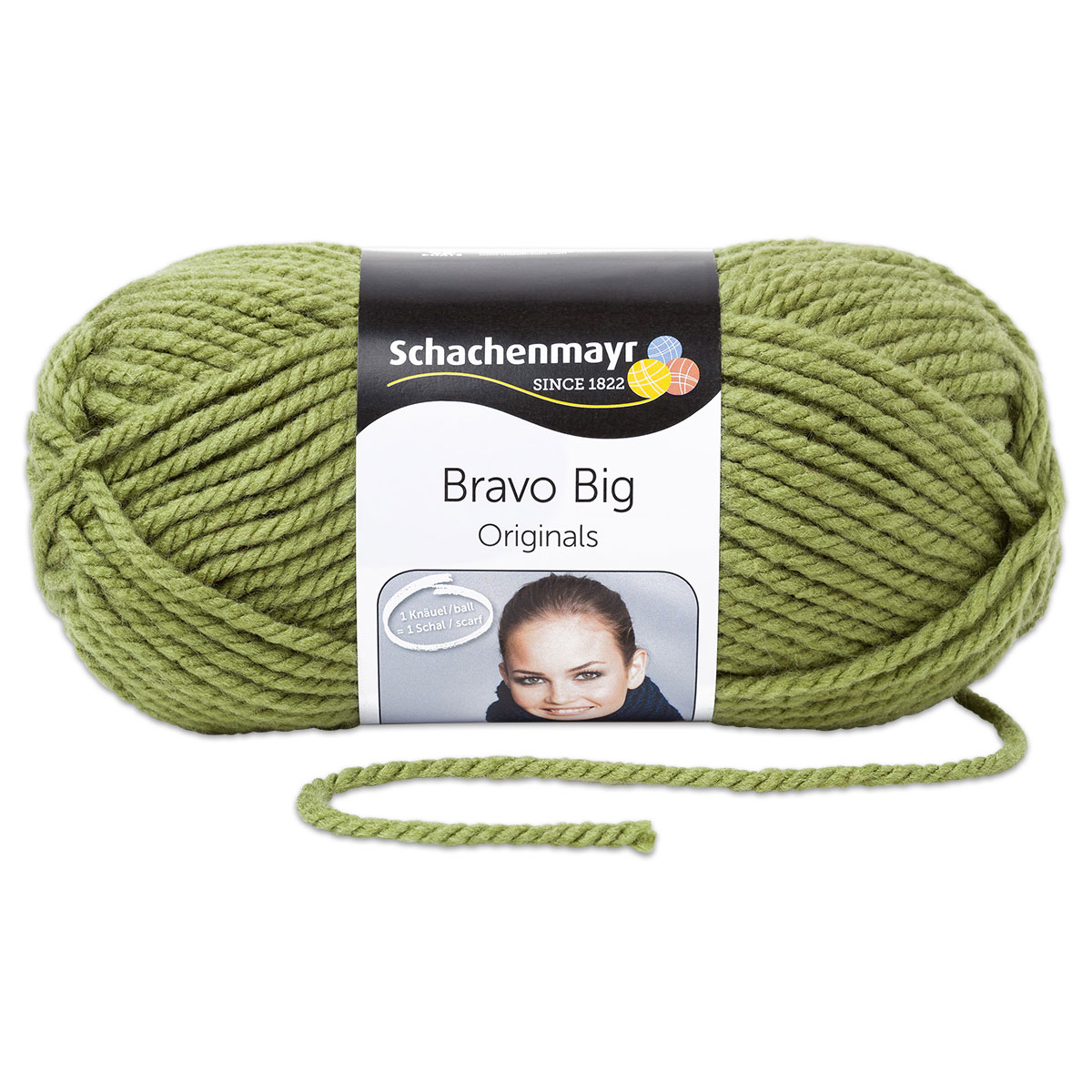 Wolle Bravo Big classic 200g khaki