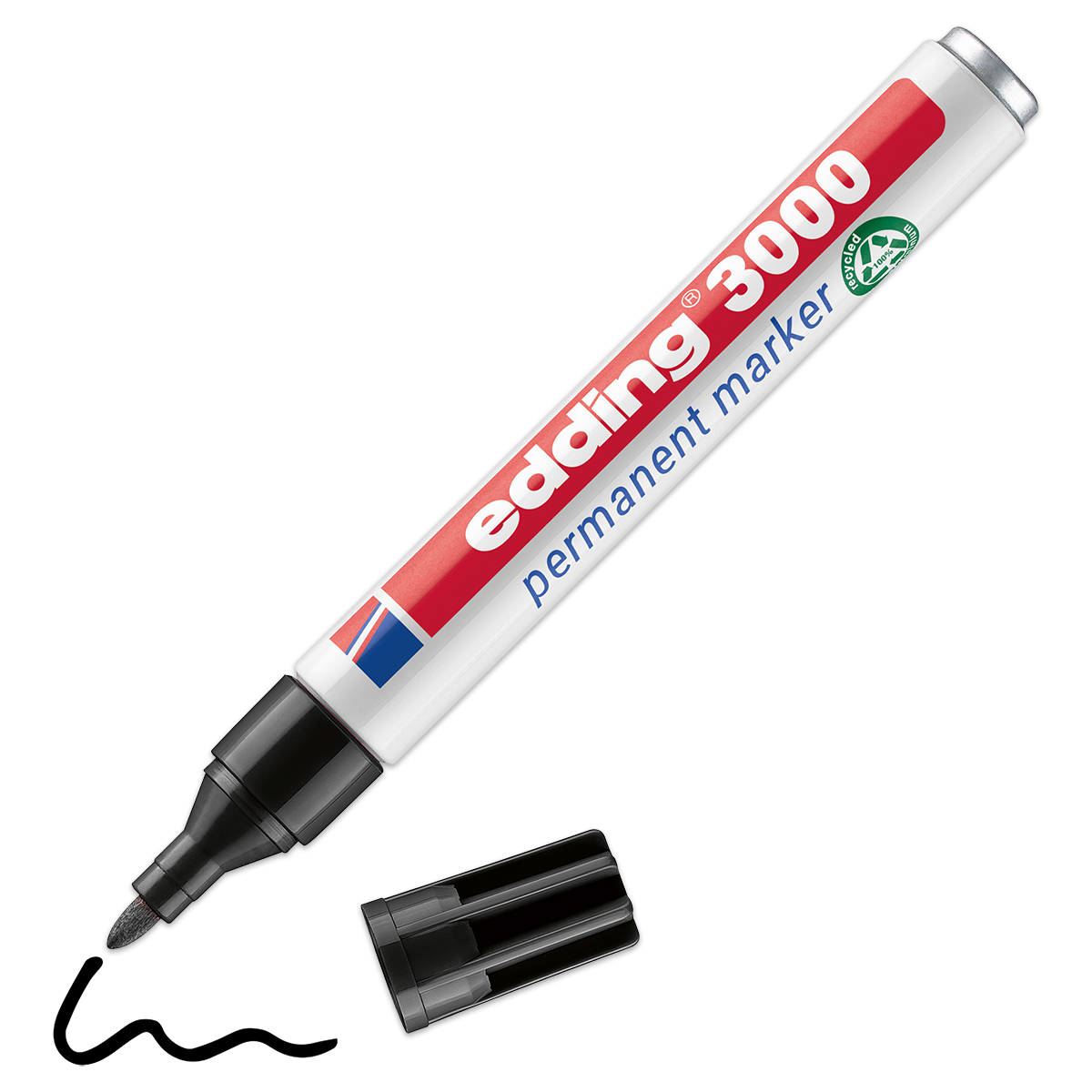 edding 3000 Permanentmarker schwarz