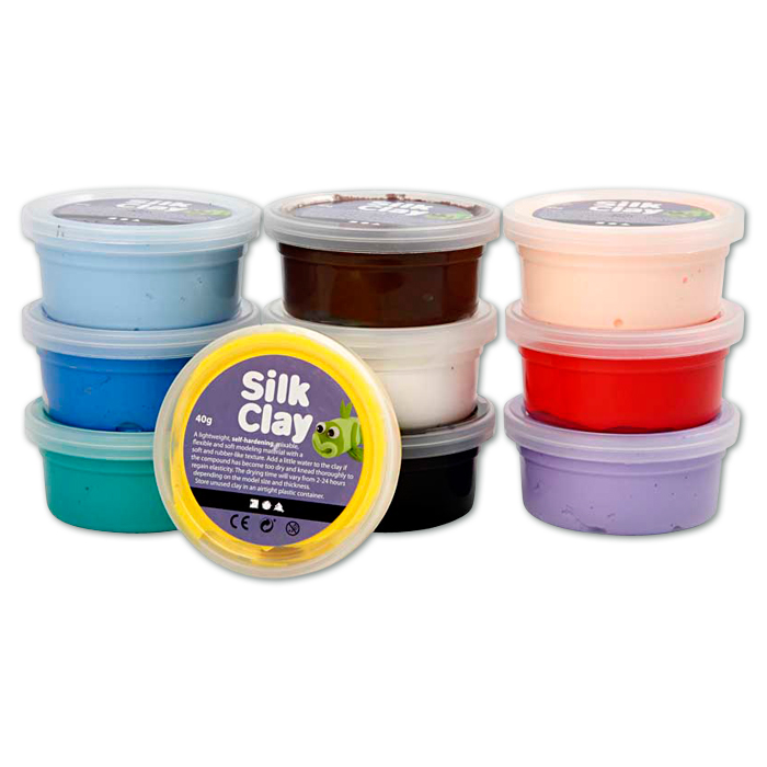 Silk Clay Sortiment Basic1 10x40g
