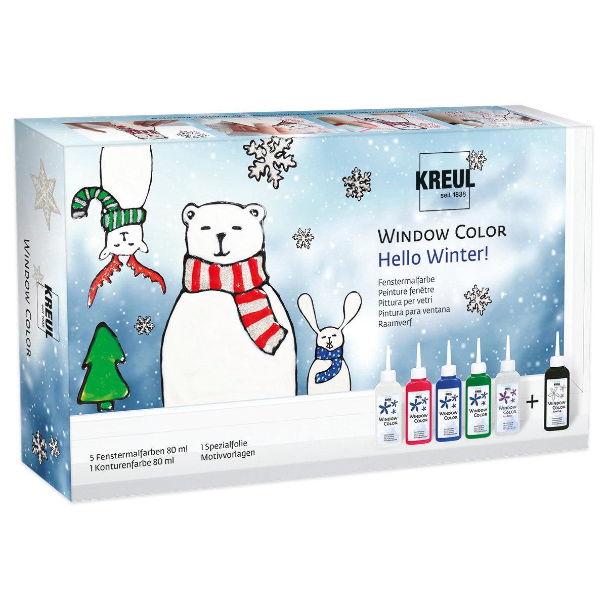 KREUL Window Color-Set Hello Winter