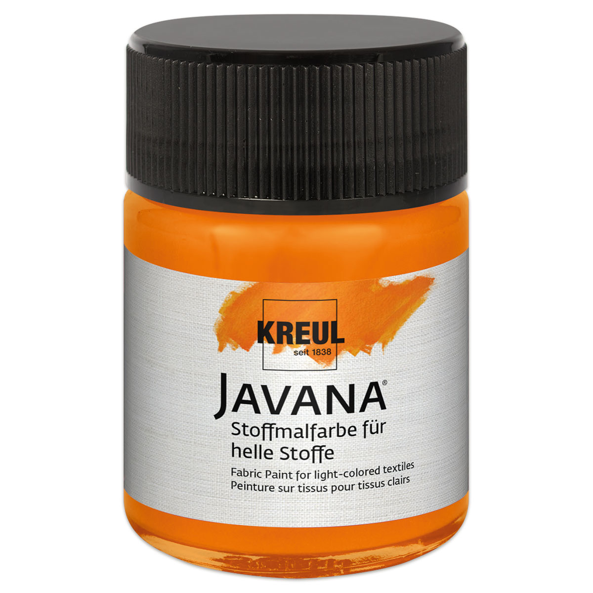 KREUL Javana Stoffmalfarbe helle Stoffe 50ml orange