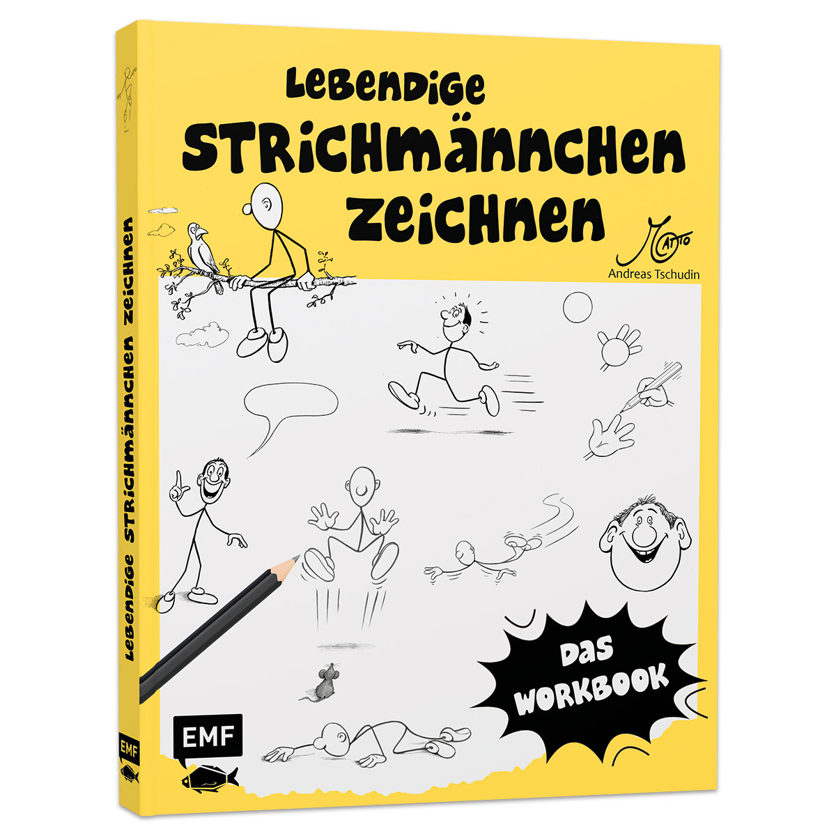 Buch - Lebendige Strichmännchen zeichnen Das Workbook