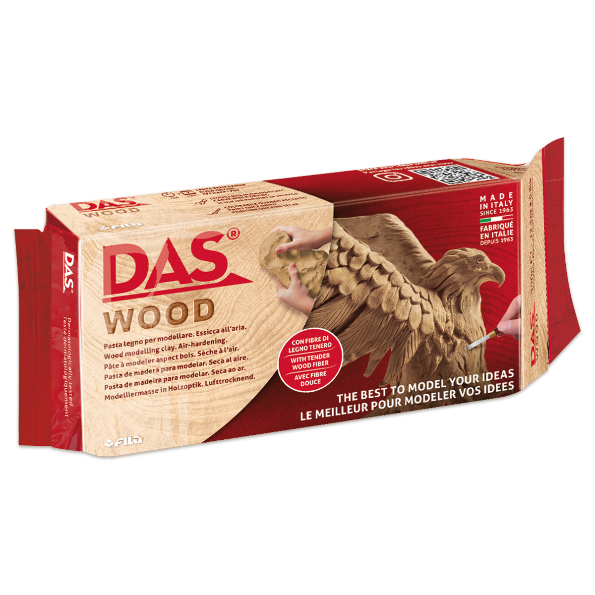 DAS Wood Modelliermasse 350g Holzpaste