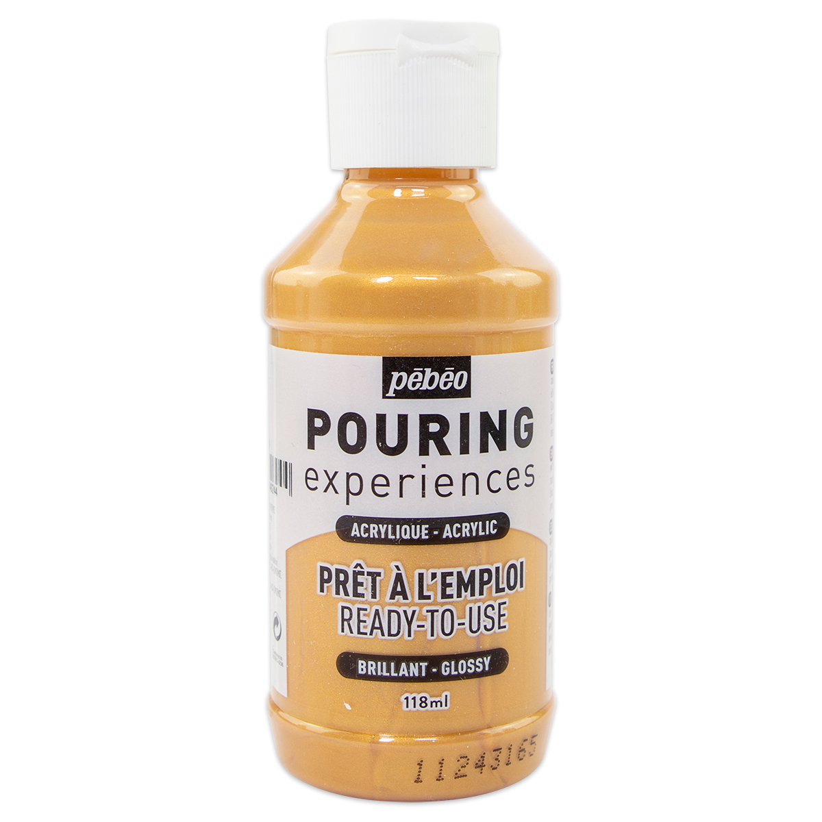 Pouring experiences 118ml metallic gold