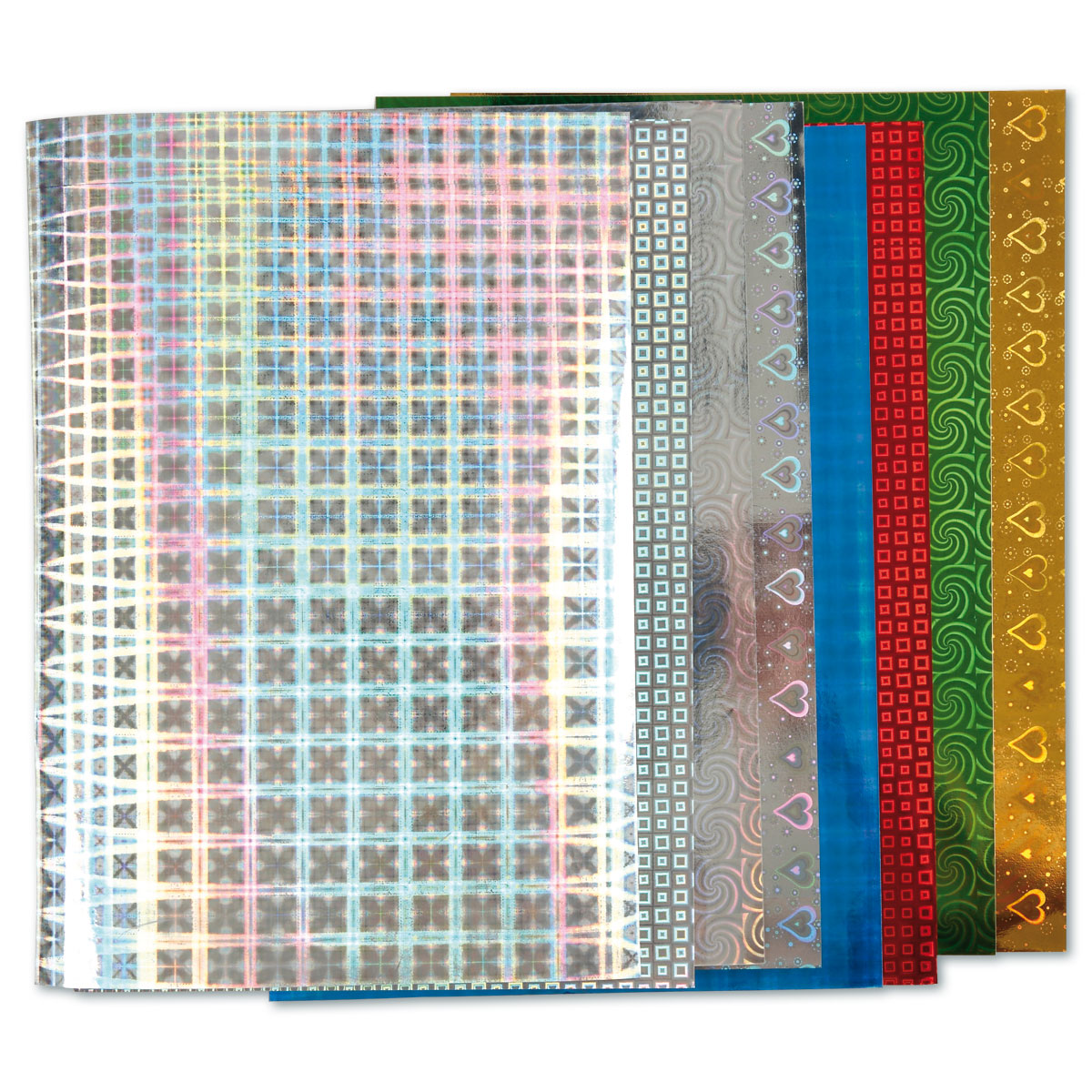 Hologrammpapier 120g/m² DIN A4 8 Bl./Designs