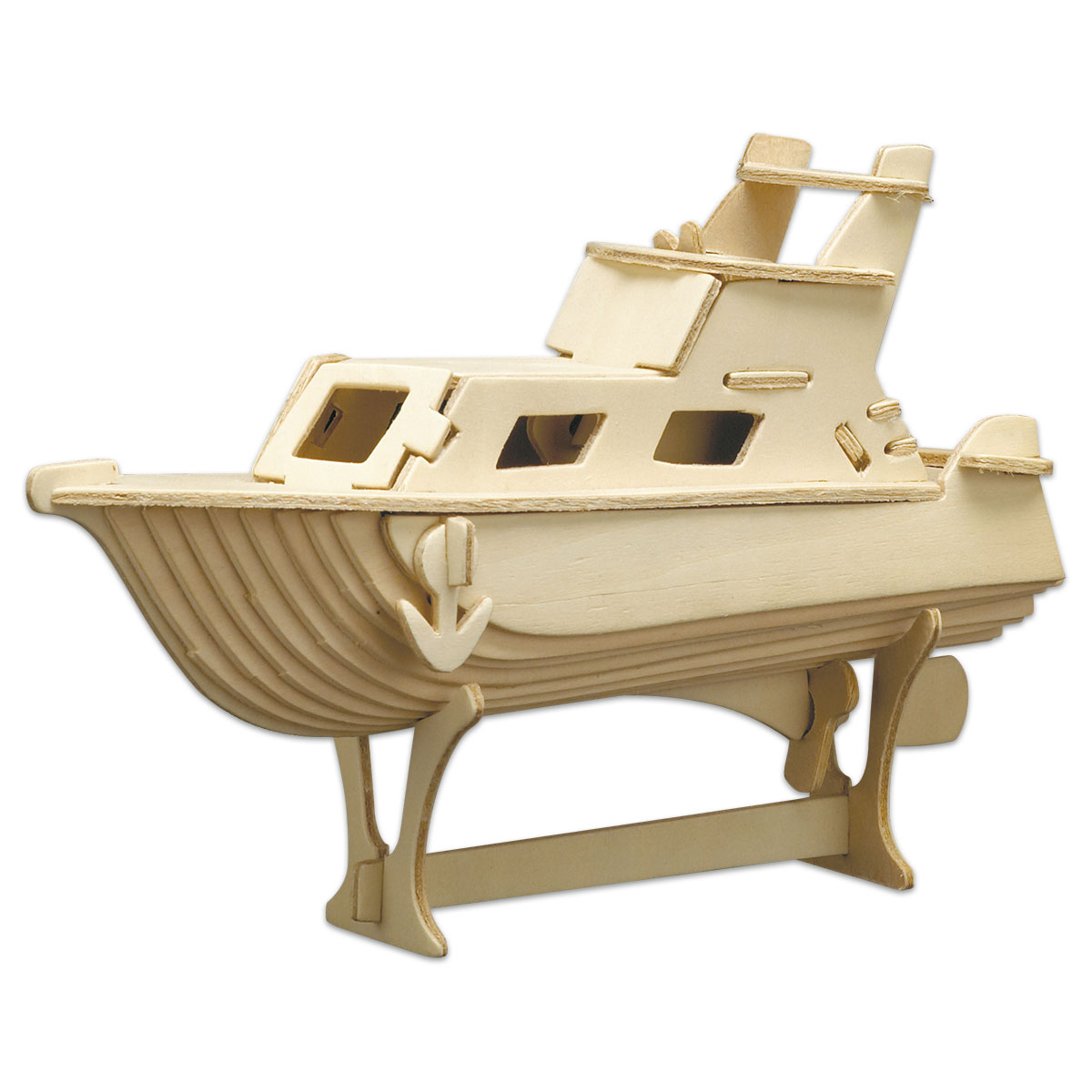 Holzbausatz Yacht 22x16cm 45 Teile