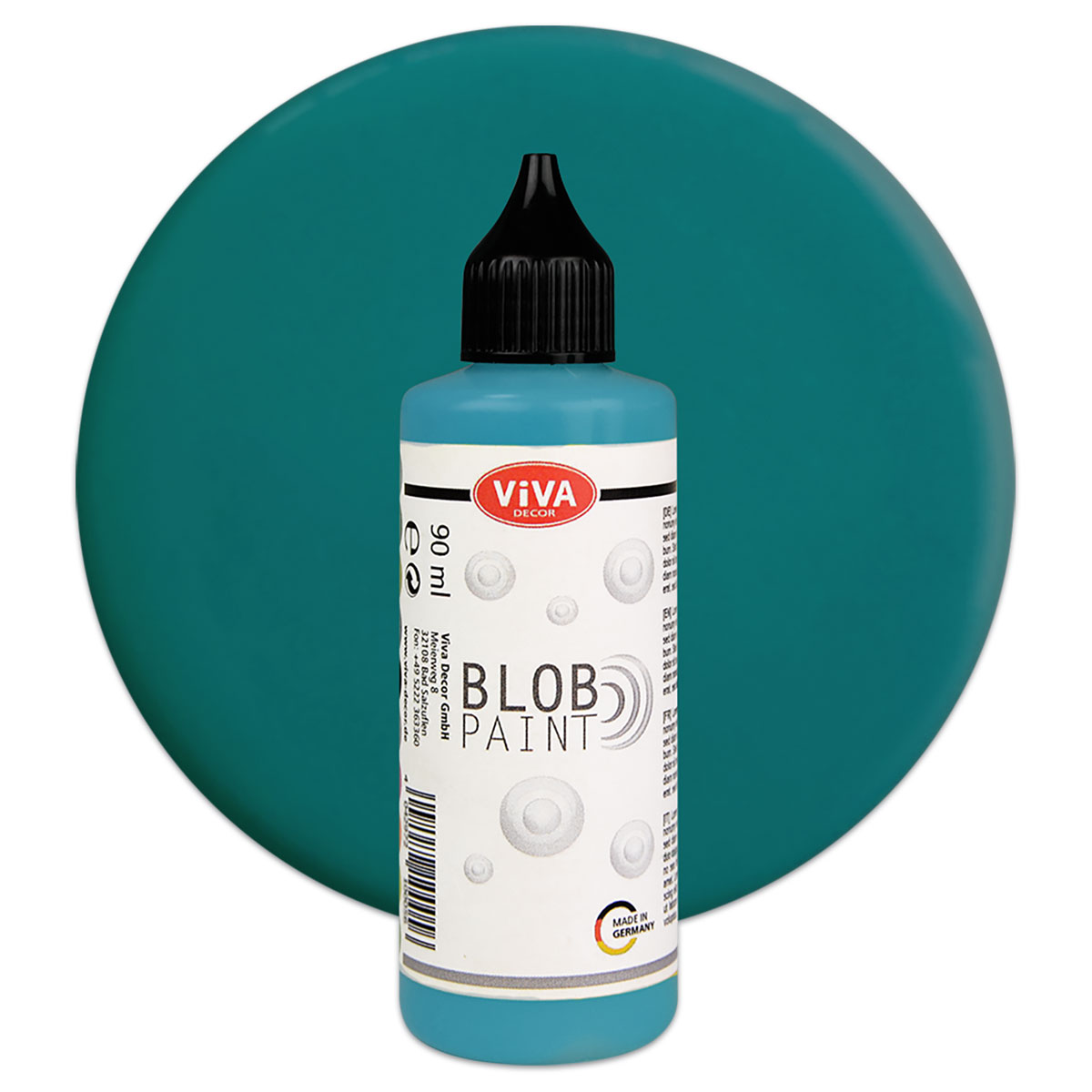 Viva Blob Paint Acrylfarbe 90ml türkis