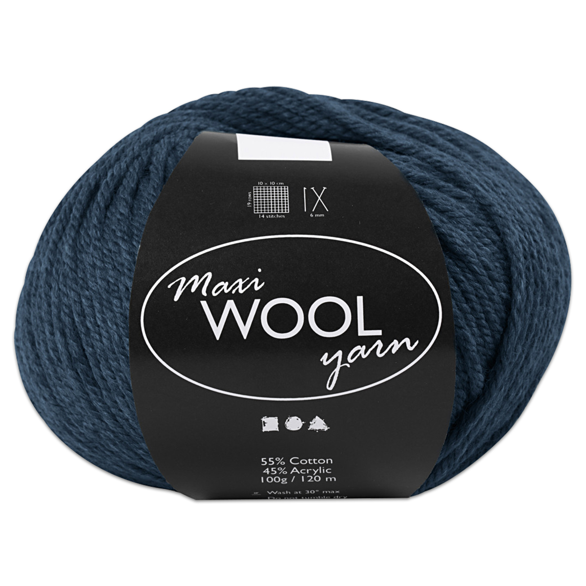 Garn Maxi-Wolle ca. 100g blau