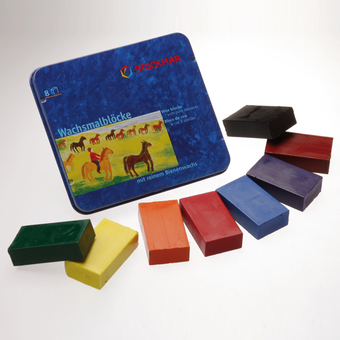 Stockmar Wachsmalblöcke 41x23x12mm 8 Farben