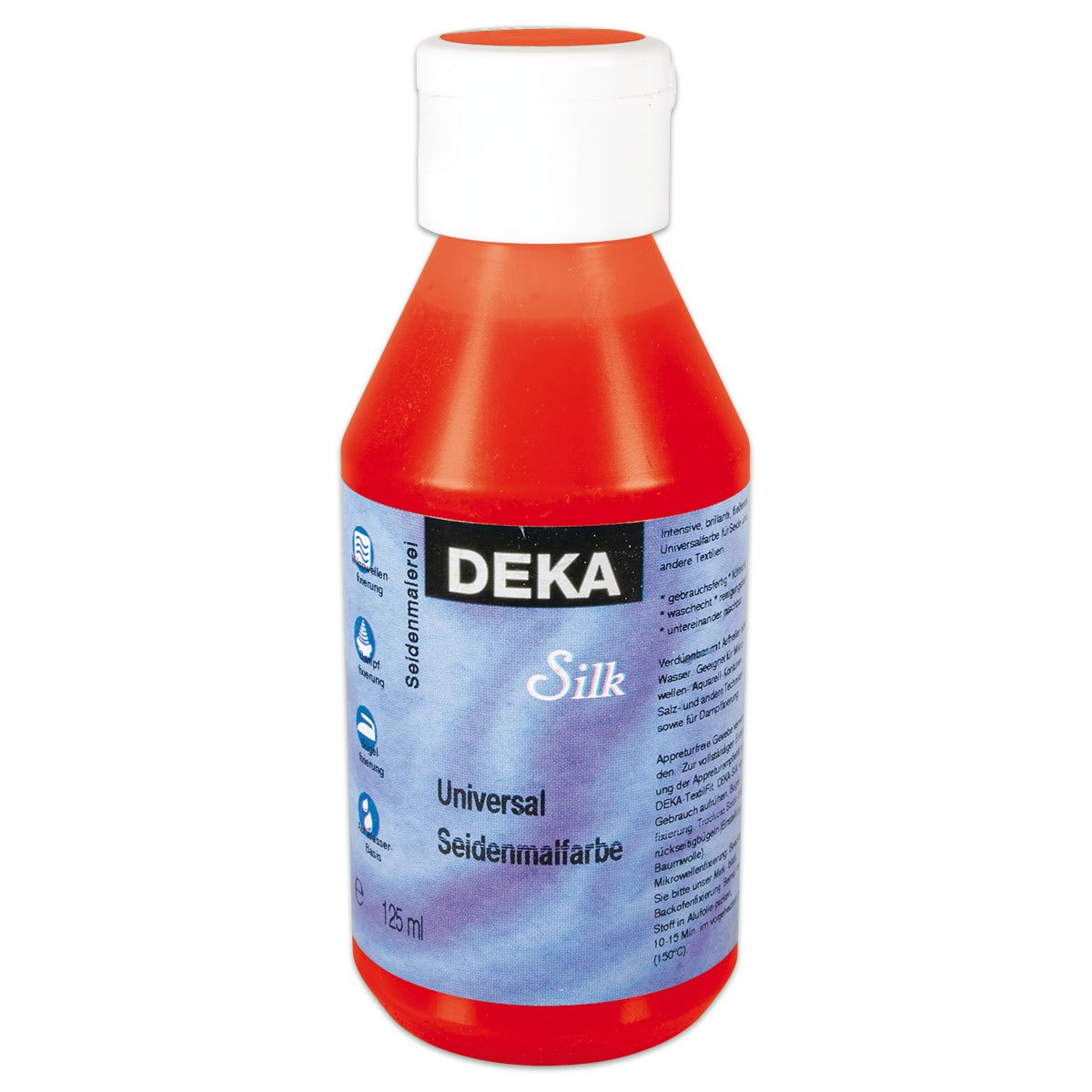 Deka-Silk Seidenmalfarbe 125ml mohnrot