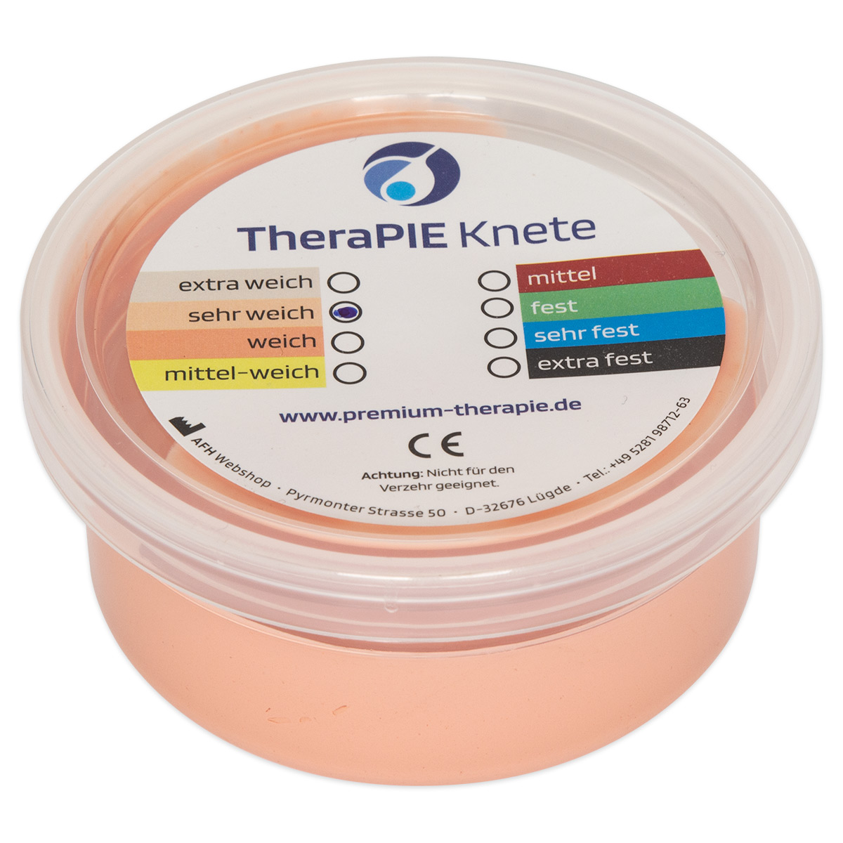 TheraPIE-Knete 85g Dose hellbeige=sehr weich