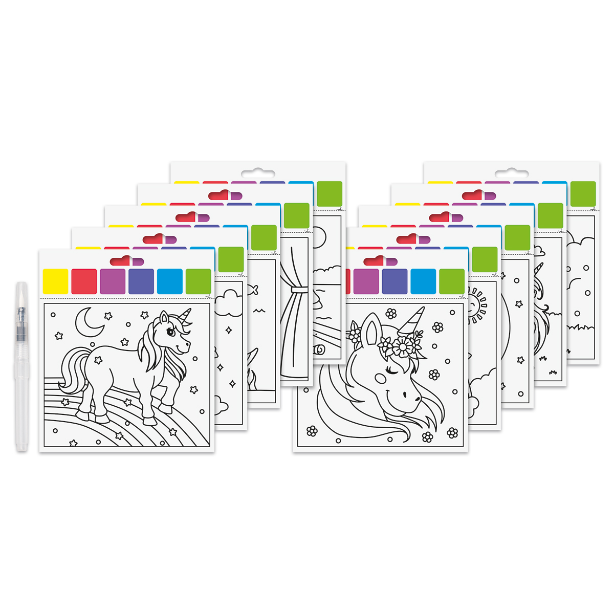 Wasserfarben Mal-Set Einhorn Wasserfarben Mal-Set Einhorn