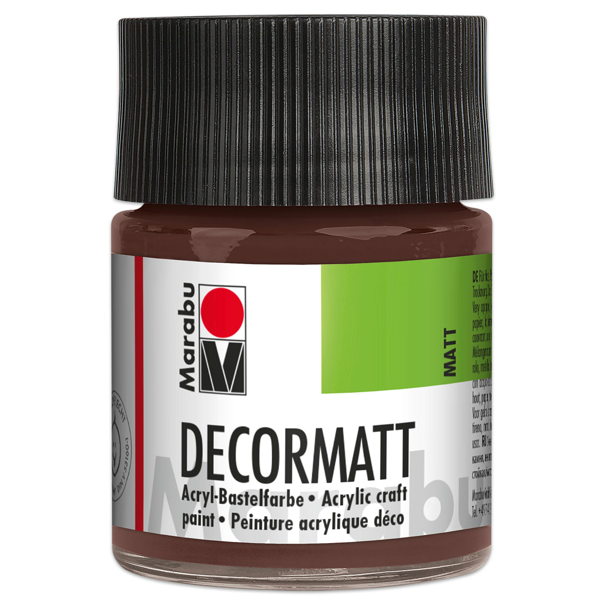 Decorlack Acryl matt 50ml mittelbraun