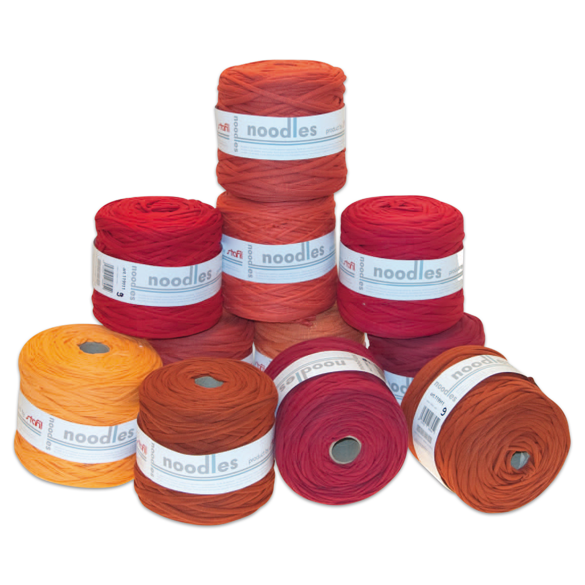 Noodles 1 St. ca. 120m rot/orange