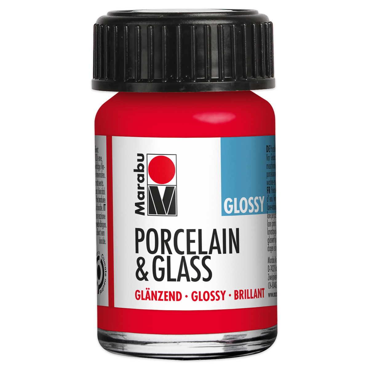 Marabu Porzellan- & Glasmalfarbe 15ml kirsche
