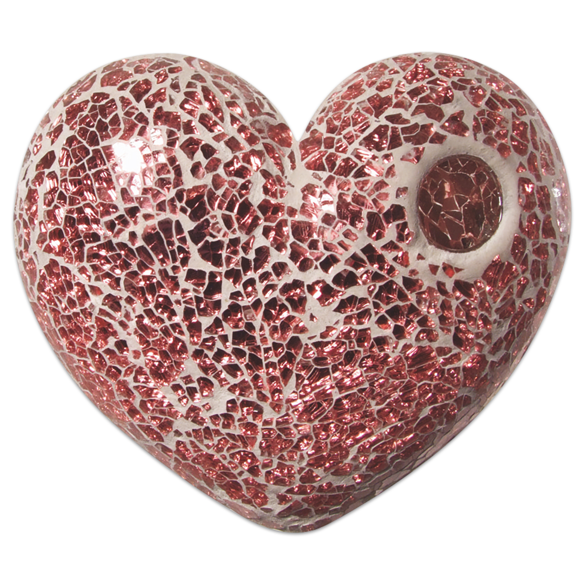 Safety-Glasplatte ca. 3mm 15x20cm rosa-spiegel