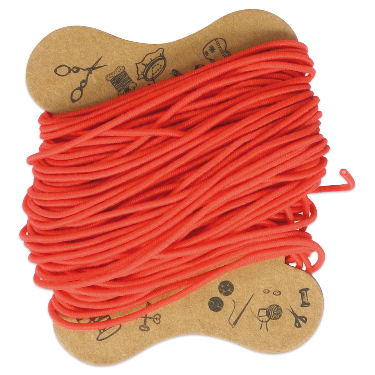 elastische Kordel 0,8mm 10m hellrot