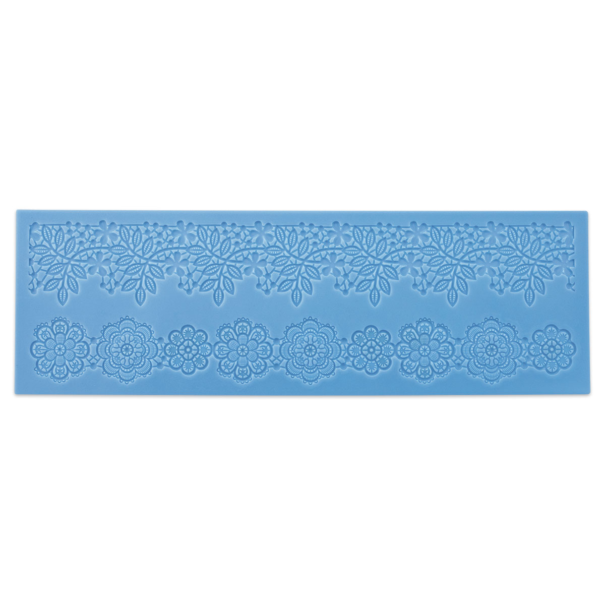 Universal Silikon- Dekormatte Blüten & Blätter 40x12,7cm 2 Motive